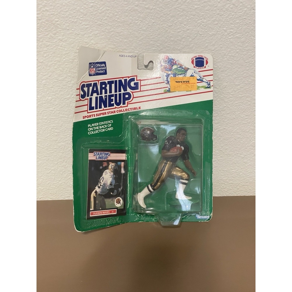 Kenner Starting Lineup footba 1989 NFL New Orleans Saints Figure New OS